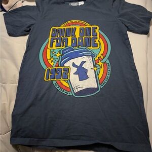Dutch Bros Mens T-Shirt - Navy with Colorful Graphic
